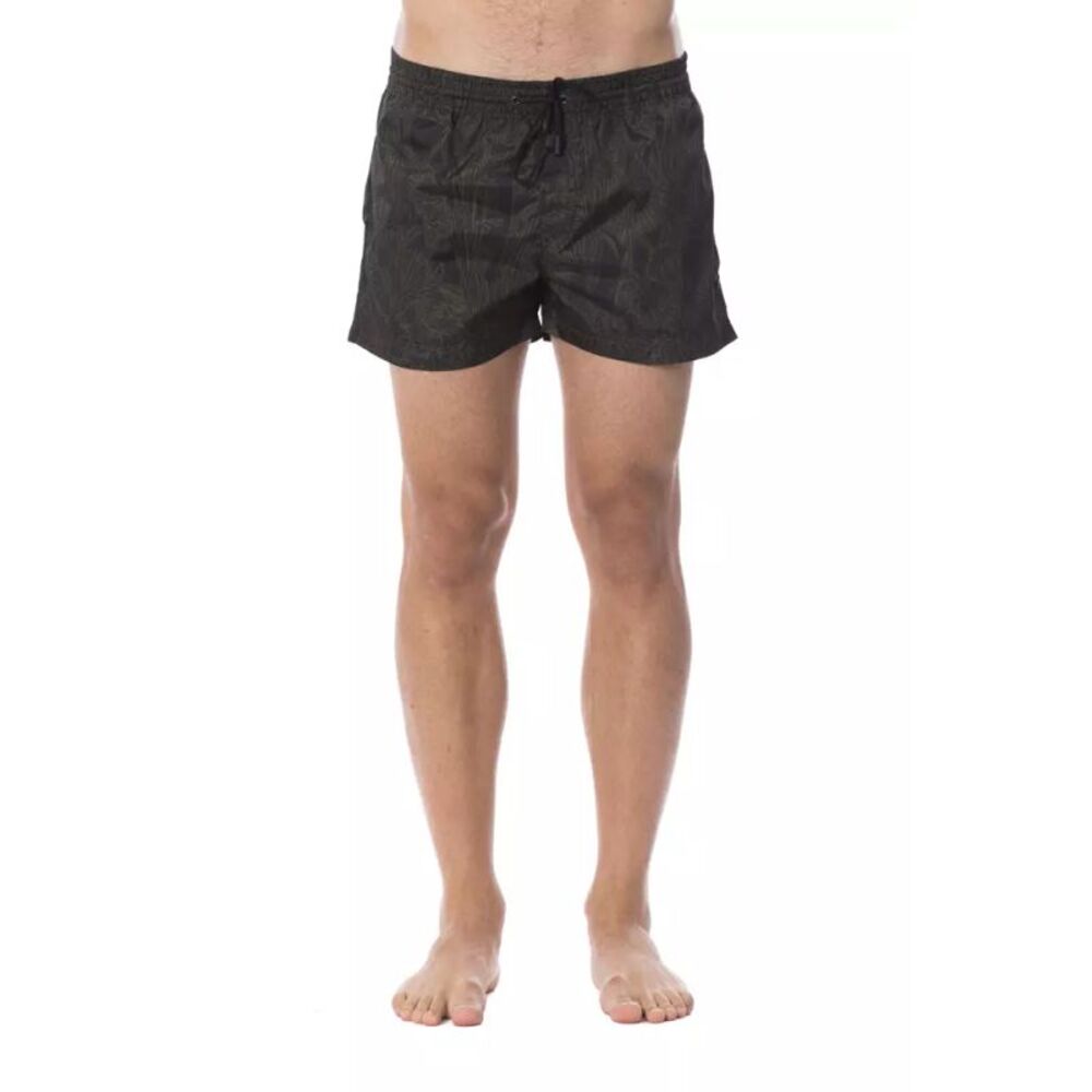 Roberto Cavalli Sport Army Polyester Men Men's Swimwear